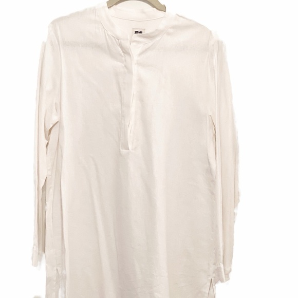 Anne Klein White Blouse with Minimal Design - Picture 1 of 6